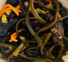 Cold-mixed kelp strands