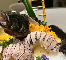 Deep-sea Grouper Sashimi Style