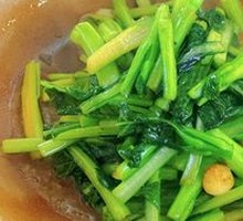 Braised Mustard Greens in Clay Pot