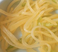 Freshly Sliced Potato Strips