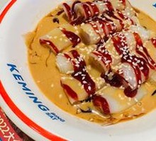 Signature Homemade Mixed Sauce Rice Noodle Roll