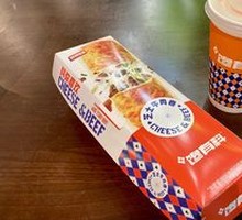 Cheese Beef Roll with Coke