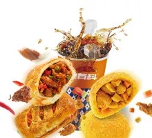 Lamb and Curry Chicken Buns with Coke