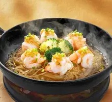 Garlic Noodles with Shrimp