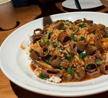 Sea Cucumber Rice Salad