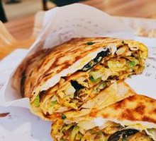 Vegetarian Pancake with Egg