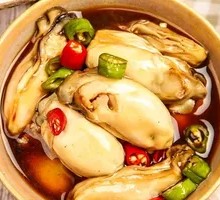 Marinated Live Oysters
