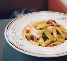 Creamy Shrimp Avocado Penne