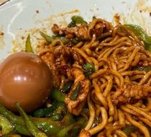 螺丝椒炒肉拌面