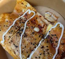 Chicken Cheese Grilled Cold Noodles