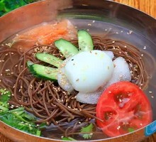 Cheese Orlean Chicken Cutlet Grilled Cold Noodles