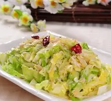 Shrimp Dried Seaweed Stir-fried Cabbage