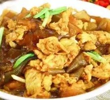 Glass Noodle Egg Dish