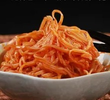 Spicy Enoki Mushrooms