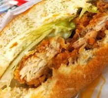 Spicy Chicken Leg Burger
