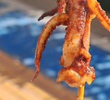 Grilled Squid Tentacles