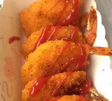 Golden Butterfly Shrimp