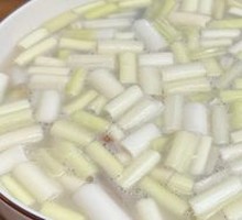 Milk Soup with Lotus Stem