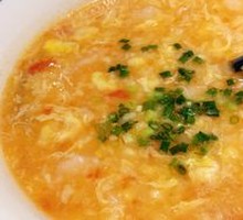Tomato Shrimp Dumpling Soup