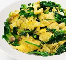 Spinach and Egg Stir-Fry