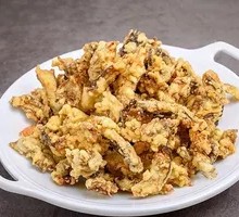 Crispy Fried Enoki Mushrooms
