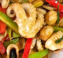 Spicy Squid Stir-Fry