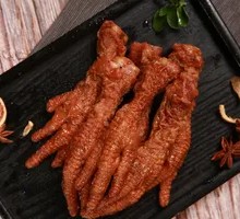 Sweet and Spicy Tiger Skin Chicken Feet
