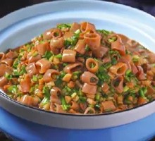 Sea Cucumber Rice Toss