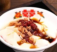 Red Bean Ice Tofu Pudding