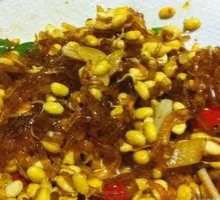Stir-fried Glass Noodles with Mung Bean Sprouts