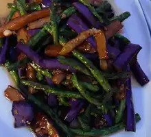 Eggplant and Green Bean Stir-Fry