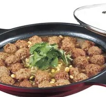 手工自制羊肉丸子