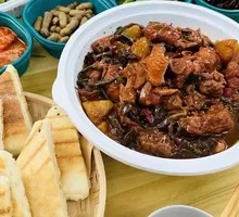 Stir-Fried Chicken with Special Fire Bread