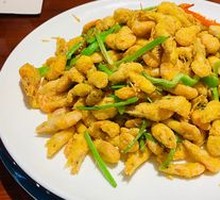 River Shrimp Wrapped in Pancake