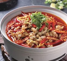 Sliced Ginger and Frog Legs