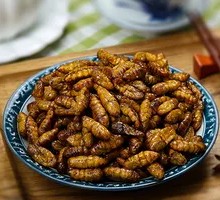 Spicy Silkworm Pupae