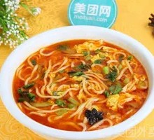 Pork Cutlet with Preserved Vegetable Noodles