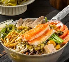 Crab Stick Sour Cabbage Rice Noodles