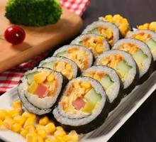 Salad Corn Seaweed Rice Roll