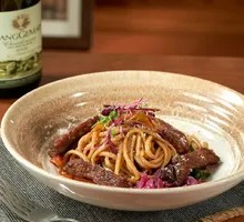 Black Pepper Beef Pasta