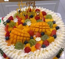 动物奶油生日蛋糕