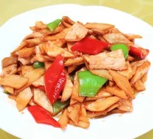 Braised Pork with King Oyster Mushroom