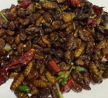 Sauce-Braised Silkworm Pupae