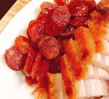 Braised Pork and Sausage Platter