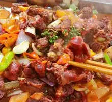 Pork Rib and Chicken Gizzard Stir-Fry