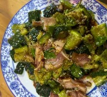 Pork Ear with Cucumber Salad