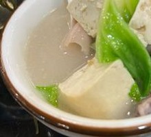 Squid Stewed with Tofu