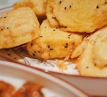 Egg Steamed Bun Slices