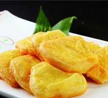 Egg-fried Steamed Bun Slices