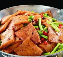 Stir-Fried Tofu Sheets